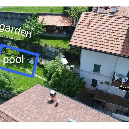 Feriehus Mella House Garden Relax Lezzeno